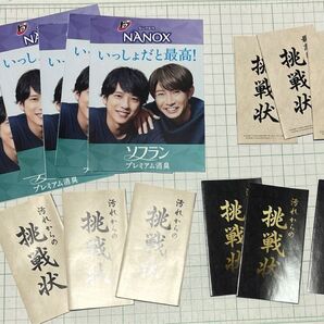 ★ 二宮和也 相葉雅紀 嵐 ナノックス ソフラン 小冊子 リーフレット 14点セット ★