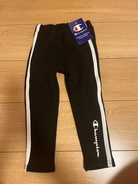 Champion パンツ ブラック裏起毛100