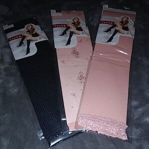 新品 長期保管 Tuche ひざ下丈 3点セット サイズ23~24cm