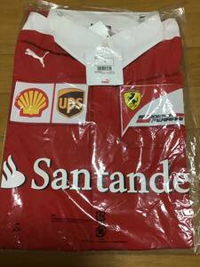  Puma made s Koo te rear Ferrari pit shirt M new goods 