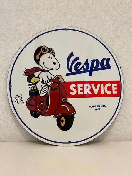 スヌーピー ビンテージ 看板 ベスパ 広告用 アメリカ 非売品