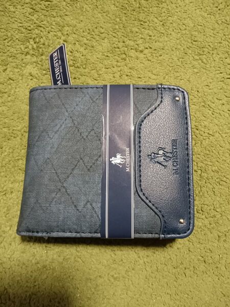 メンズ 財布 二つ折り財布(管理9801)