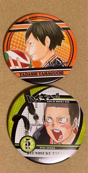 ハイキュー コレクション缶バッジ 田中龍之介 山口忠