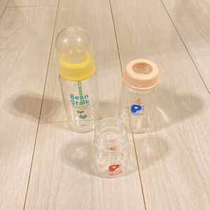 哺乳瓶ガラス製 3本セット