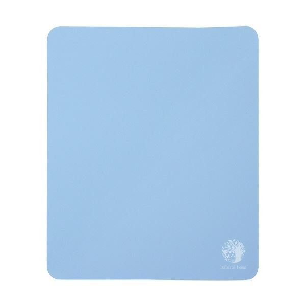【新品】(まとめ) サンワサプライ ベーシックマウスパッド natural base ブルー MPD-OP54BLN 1セット(5枚) 〔×3セット〕
