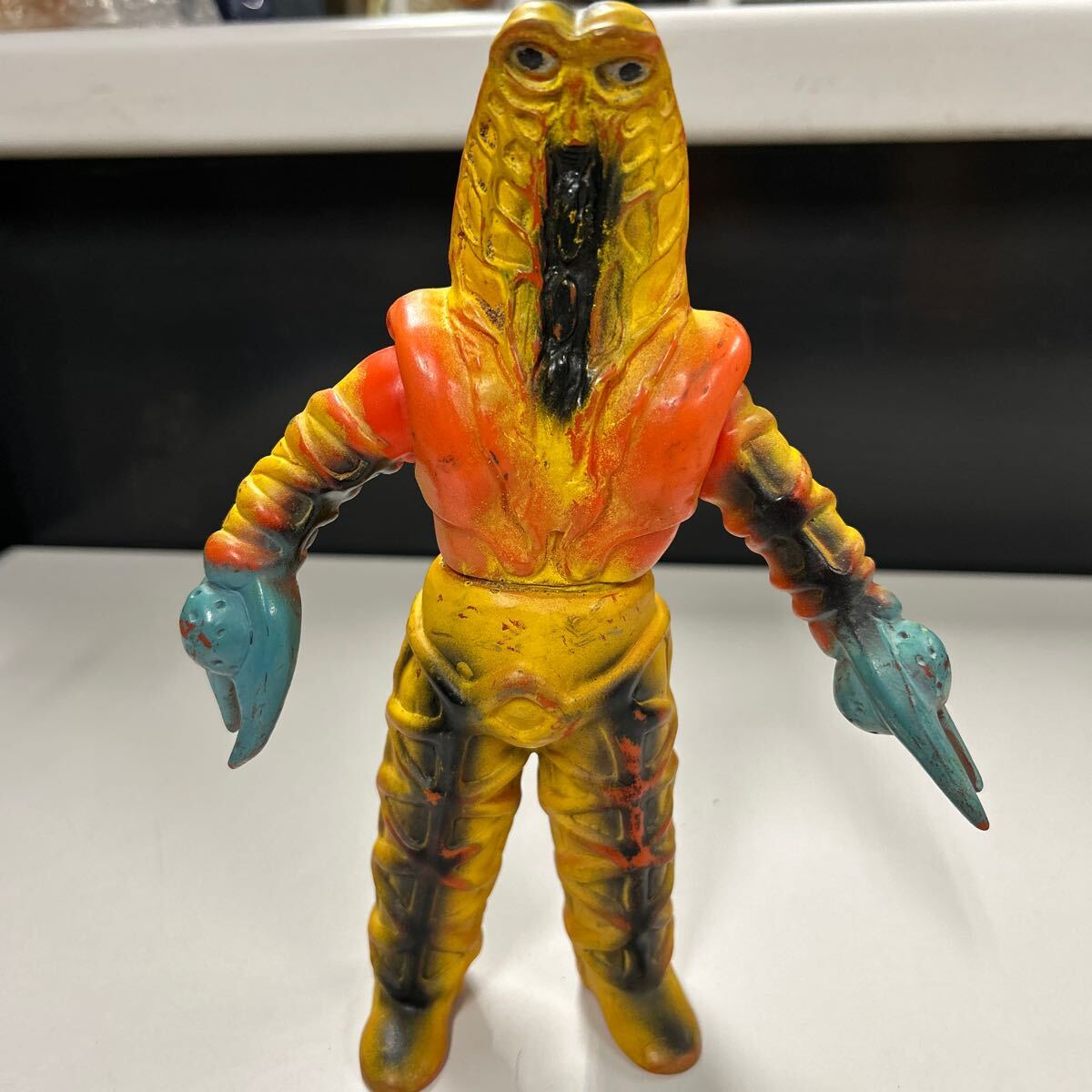 【全品送料無料】 当時物 ブルマァク ゴドラ星人(B) ウルトラセブン 怪獣ソフビ その他