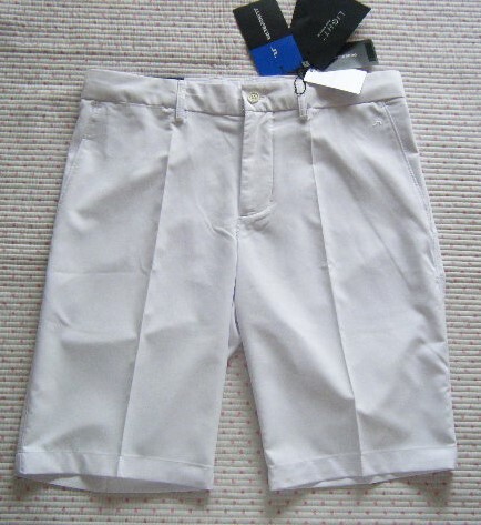 Ｊ.リンドバーグ J.LINDEBERG SOMLE SHORTS ゴルフ用高機能ショートパンツ 白色 W 30in 吸湿速乾/ストレッチ/通気機能 定価 16500円