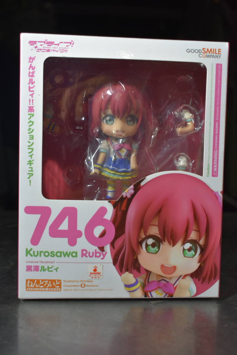 Qp209 ねんどろいど 黒澤ルビィ ラブライブ!サンシャイン!! Nendoroid 746 Love Live! Sunshine!! Kurosawa Ruby *60