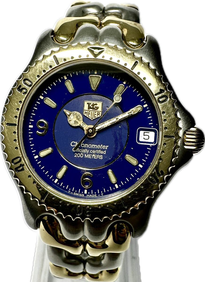 超極美!TAG HEUER 自動巻き クロノメーター ネイビー 文字盤 超極美!TAG HEUER 自動巻き クロノメーター ネイビー 文字盤
