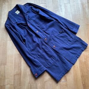 CLASS-5クラスファイブ ショップコート ステンカラーコート サイズM ネイビー(茄子紺)