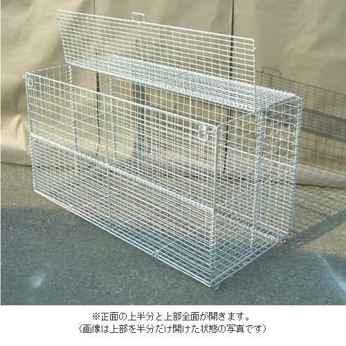折り畳み式ゴミ収集箱 幅1500mm×奥行700mm×高さ800mm 容量45Lゴミ袋約16袋 小動物 カラス対策 自治会 町内会 ゴミステーション 送料無料