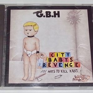 送料無料 希少 レア 国内 TOYS FACTORY盤 解説 歌詞 対訳付 中古 CD G.B.H City Baby's Revenge シティ ベイビーの逆襲 Exploited GBH PUNK