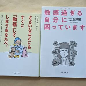 【即決・送料込】ささいなことにもすぐに動揺してしまうあなたへ + 敏感過ぎる自分に困っています 2冊セット