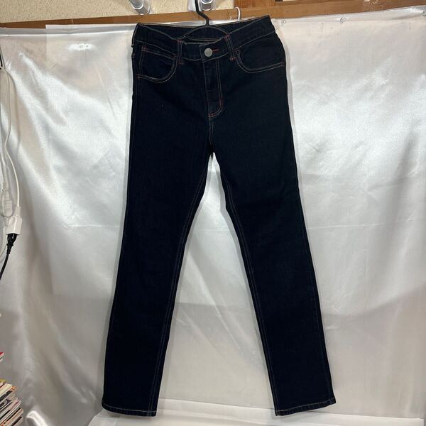 zaa-123♪ユーズド★エドウィンEDWINキッズジーンズJ403XVネイビー155-165cmサイズウエスト62-70