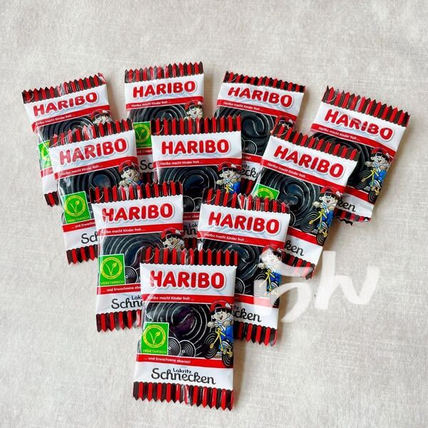 HARIBO【日本未販売】タイヤグミ minis 10袋 まずいグミ ハリボーグミ リコリス