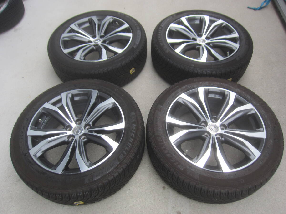 スタッドレス　レクサスRX純正ホイール　235/50R20　4本セット 送料無料 レクサスRX ボルト車専用ホイール 鍛造ホイール