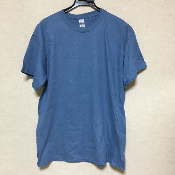 新品未使用 GILDAN ギルダン 半袖Tシャツ インディゴブルー L