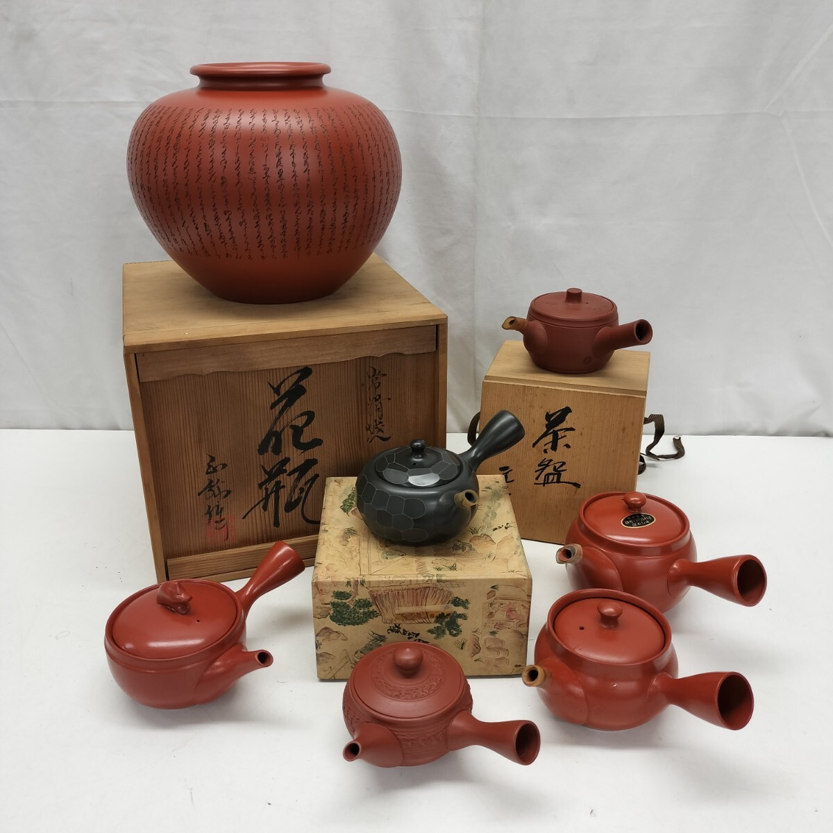 Yahoo!オークション -「朱泥 花瓶」(常滑) (日本の陶磁)の落札 Yahoo!オークション -「朱泥 花瓶」(常滑) (日本の陶磁)の落札