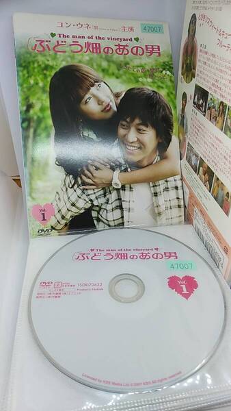 DVD ぶどう畑のあの男 全8巻セットレンタル落ち ケース無し 日本語吹き替え無し