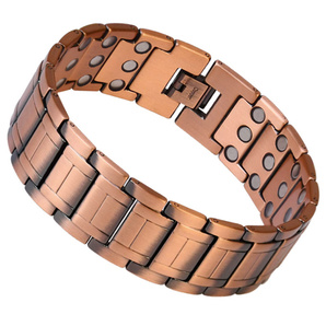 ハンドメイド 電磁波対策 ジュエリー 純銅磁気ブレスレット 痛みの軽減 免疫力向上 関節炎 SSP173