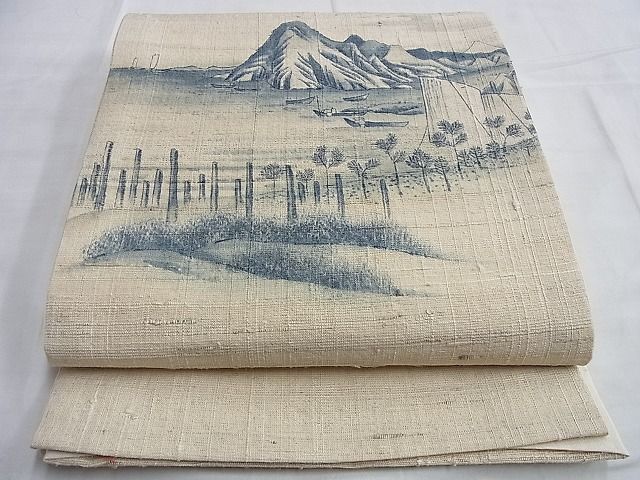 Yahoo!オークション -「東海道五十三次」(帯) (女性和服、着物 Yahoo!オークション -「東海道五十三次」(帯) (女性和服、着物