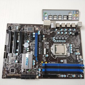 送料無料■【Core i5 750付】マザーボード MSI P55-SD50 IOパネル 未チェック品