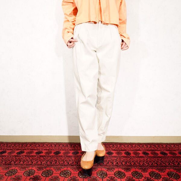 USA VINTAGE OLD GAP TUCK DESIGN COTTON PANTS/アメリカ古着オールドギャップタックデザインコットンパンツ