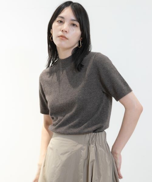 Chaos ブラウニーカシミヤプルオーバー ニット カオス カシミヤ 日本製