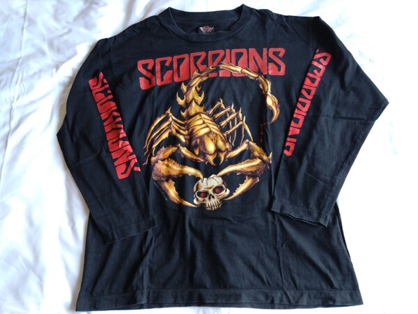 SCORPIONS/スコーピオンズ 1998 copyright入り ヴィンテージ ロングTシャツ Lサイズ