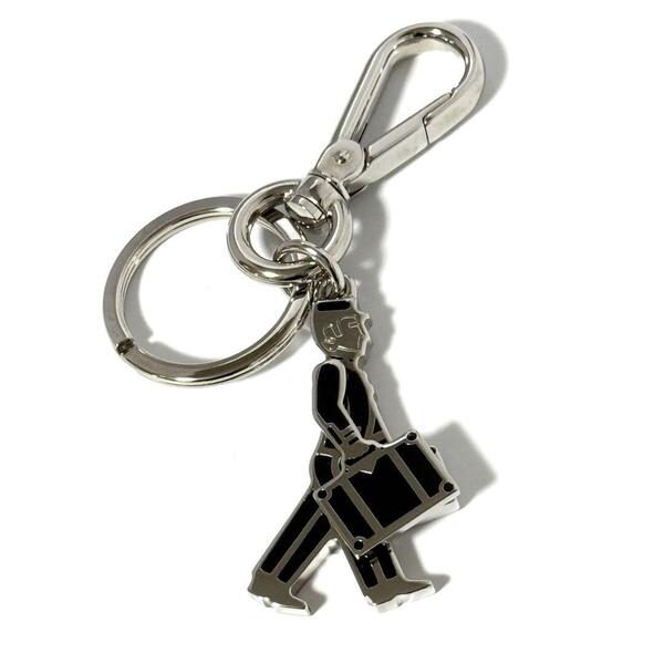 【超美品】プラダ PRADA メンズ キーホルダー キーリング ポーター ドアマン