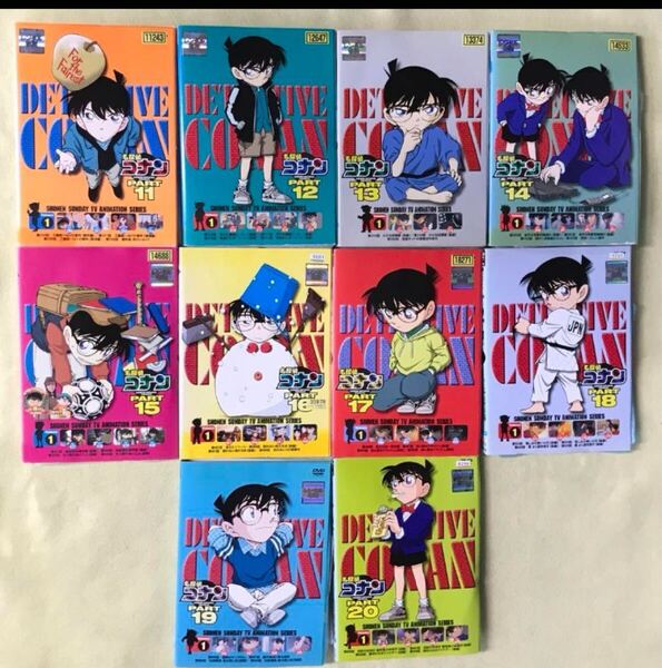 名探偵コナン PART11〜20 96巻セット 管理番号11081 DVD レンタル落ち アニメ