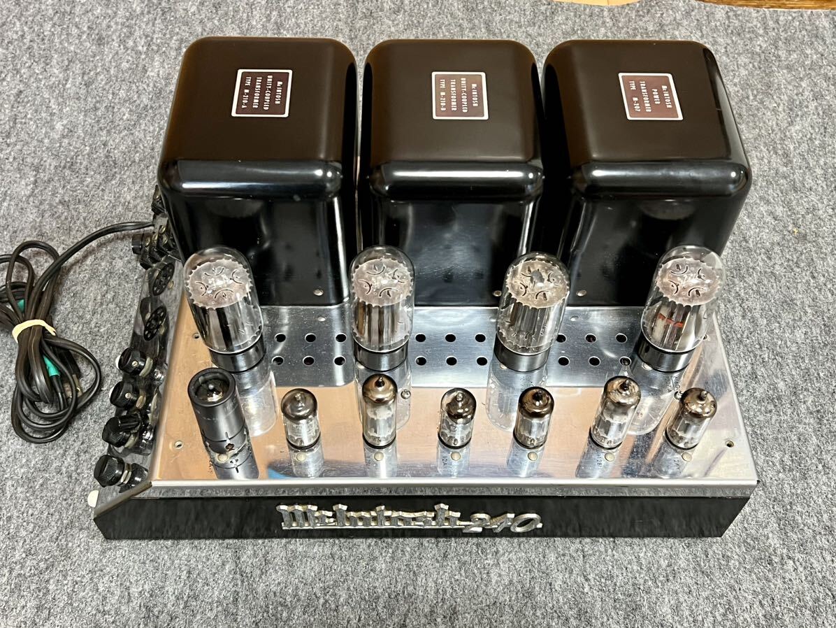 Yahoo!オークション -「mcintosh mc240」(アンプ) (オーディオ Yahoo!オークション -「mcintosh mc240」(アンプ) (オーディオ