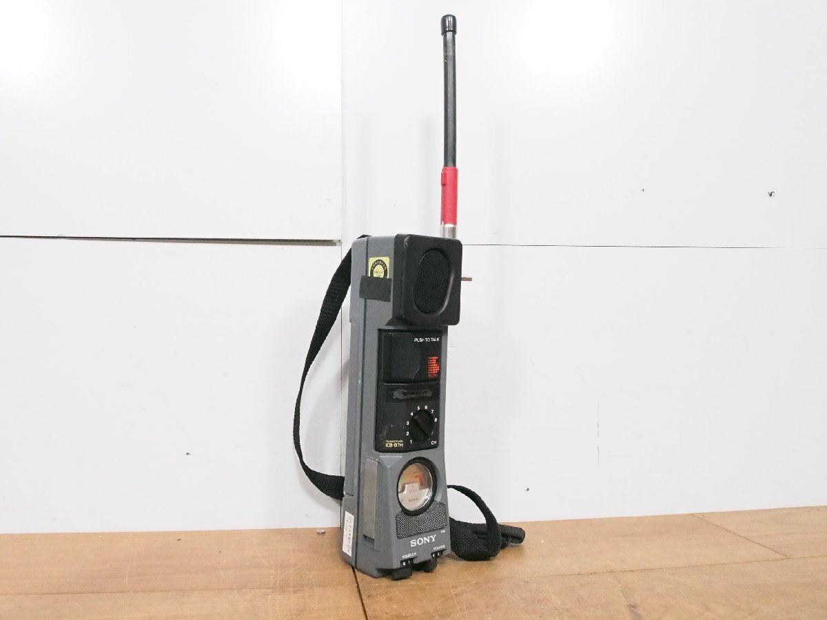 ② 【動作品】 SONY ICB-87H 市民ラジオ トランシーバー ソニー ② 【動作品】 SONY ICB-87H 市民ラジオ トランシーバー ソニー