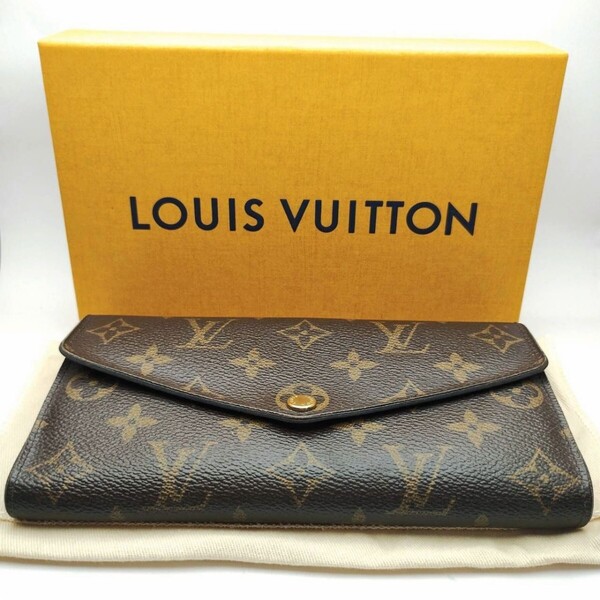 ポルトフォイユサラ モノグラム LOUIS VUITTON 長財布 ルイヴィトン 箱付き メモA9