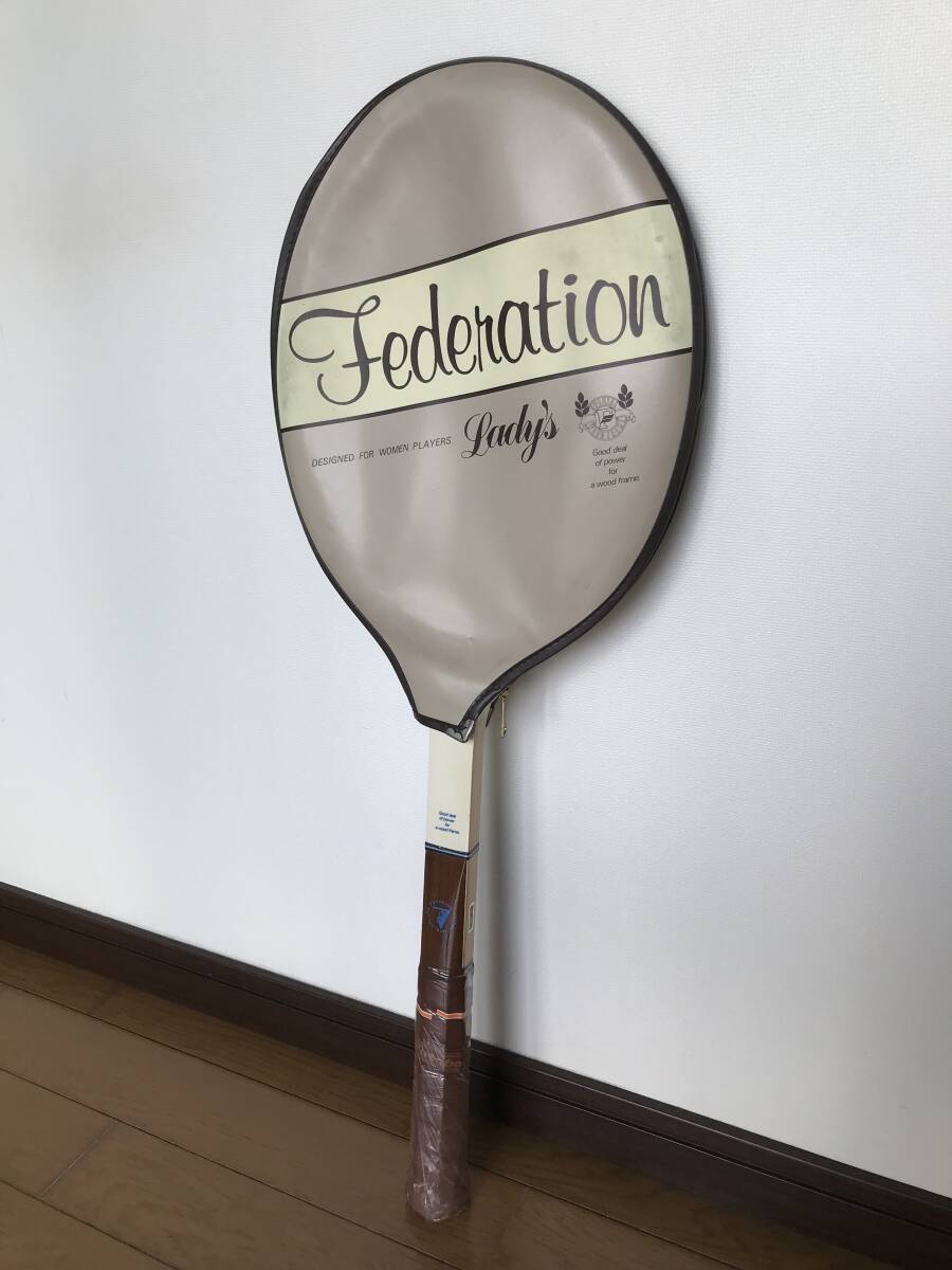 当時物 未使用 デッドストック フタバヤ FUTABAYA テニスラケット フレームのみ カバー付き HF4720
