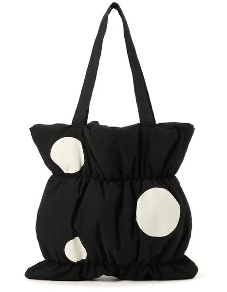 【美品】Y’s ワイズ トートバッグ ドット柄 パテッドトートバッグ A4