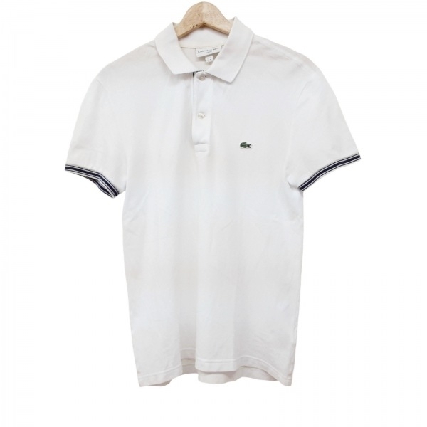 LACOSTE（ラコステ） 長袖ポロシャツ ホワイト - ZABOU