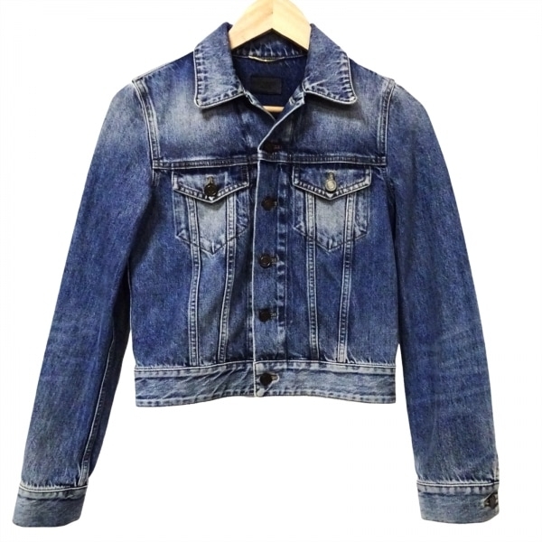 Yahoo!オークション -「サンローラン デニム ジャケット XS Yahoo!オークション -「サンローラン デニム ジャケット XS