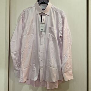 送料込み 新品 オリヒカ ORIHICA ドレスシャツ LL 43-86 薄ピンク 形態安定 抗菌防臭 送料無料