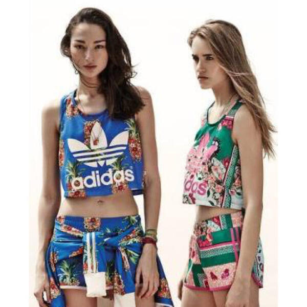 【送料無料】adidas originals 花柄 短パン L