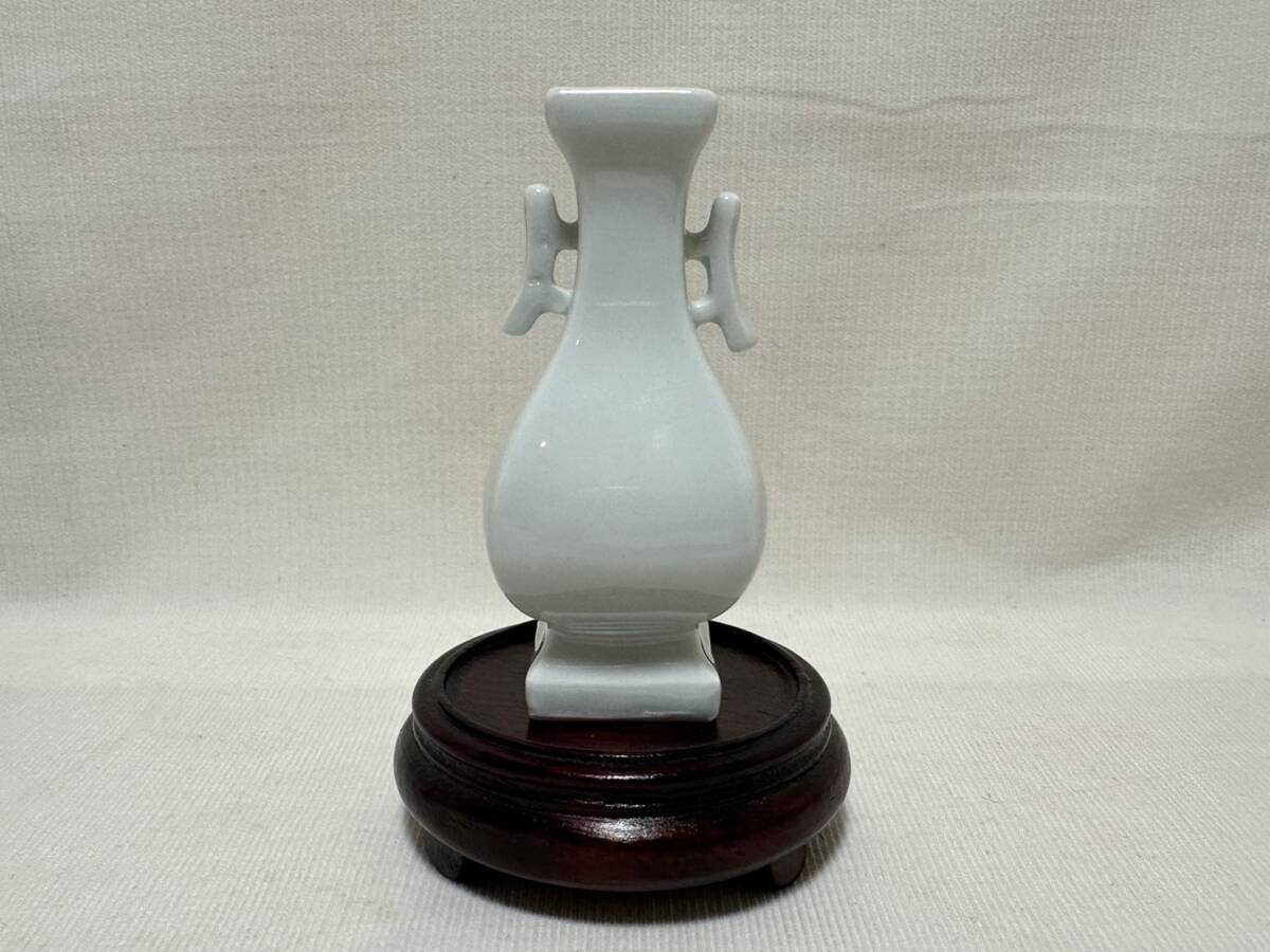 茶道具 村田亀水造 青磁蓮華文 宗家好 机上菓子器 共箱 V