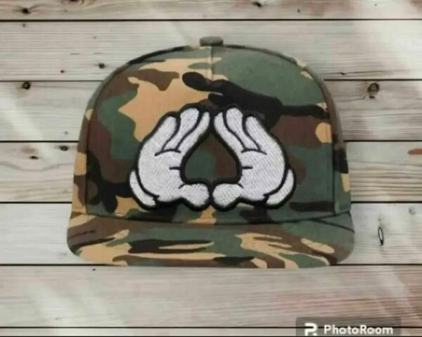 ☆SALE☆迷彩柄 B.Bキャップ SNAPBACK フリーサイズ