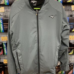 【32ME254037 L】MIZUNO(ミズノ)ウィンドウォーマー カーキー L 新品未使用タグ付 バドミントン テニス ブレスサーモ 冬物 定価13200円