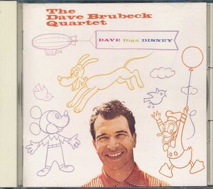 ジャズ┃デイヴ・ブルーベック・カルテット┃デイブ・ディグズ・ディズニー│Dave Digs Disney┃SonySRCS-7132│1993年│2000円┃管理7918