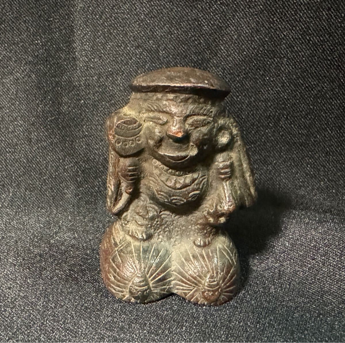Yahoo!オークション -「大黒 置物」(金属工芸) (工芸品)の落札
