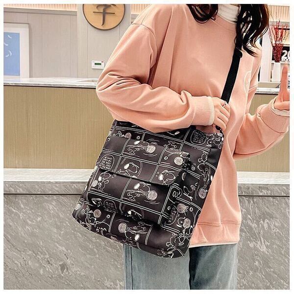 新品 トートバッグ 肩がけバッグ ショルダーバッグ 2way スヌーピー