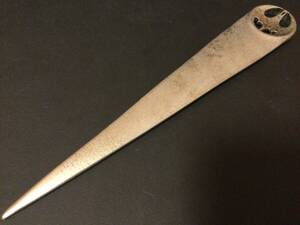 【希少・1997年頃購入 83g 銀合金】 ⑤バットマン ペーパーナイフ / Batman Paper Knife 全長:195㎜、重量:83g、銀合金(品位不明)