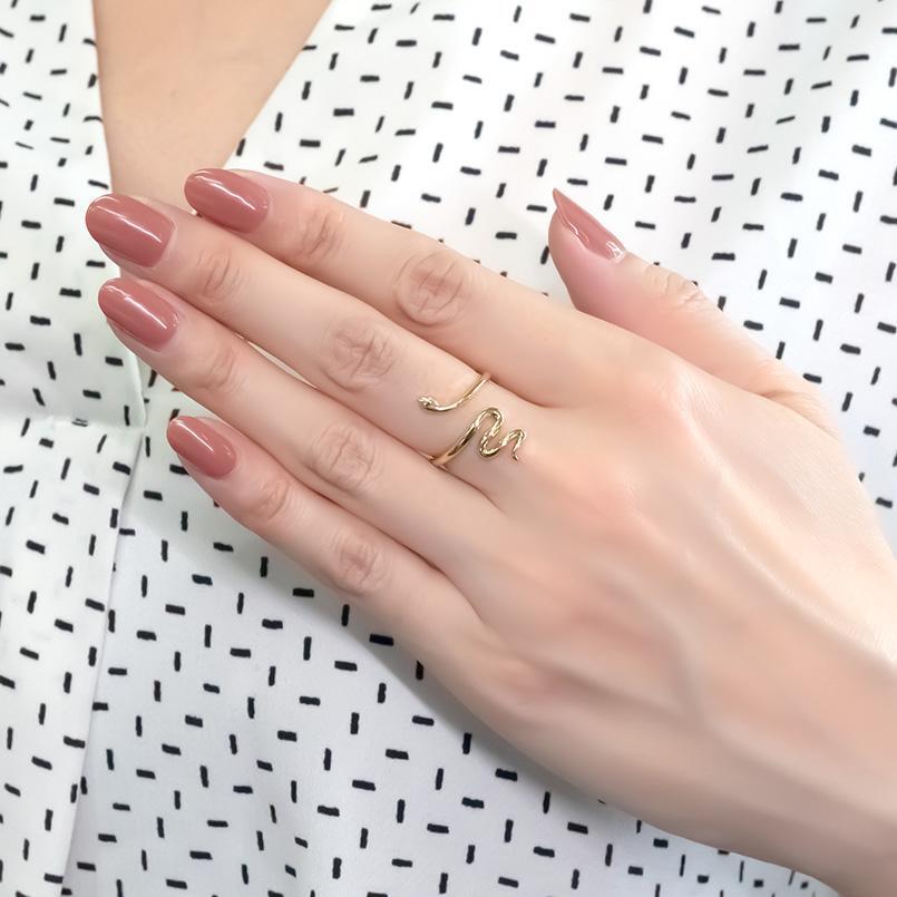 婚約指輪 安い 18金 リング ゴールド レディース 蛇 指輪 ピンクゴールドk18 幅広 ピンキーリング 地金 蛇腹 ヘビ シンプル 女性 送料無料 セール SALE