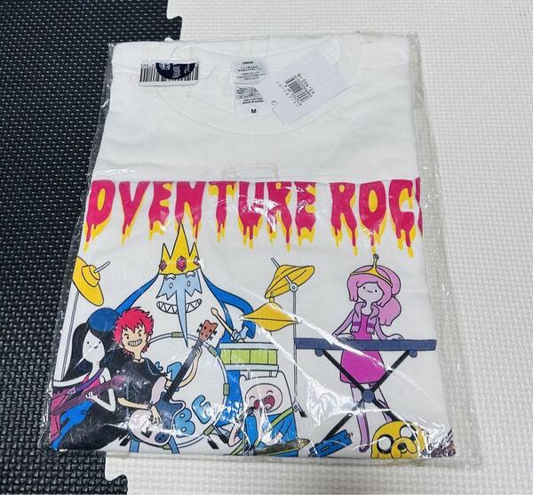 アドベンチャータイム 難波章浩 Tシャツ ホワイト Mサイズ 新品 匿名配送