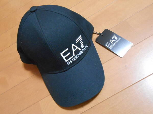 ブラック EMPORIO ARMANI エンポリオ・アルマーニ EA7 キャップ 【新品・タグ付き】